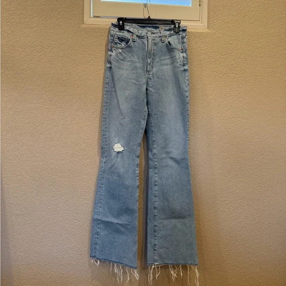 AG Alexxis High Waist Raw Hem Bootcut Jeans - Picture 3 of 11